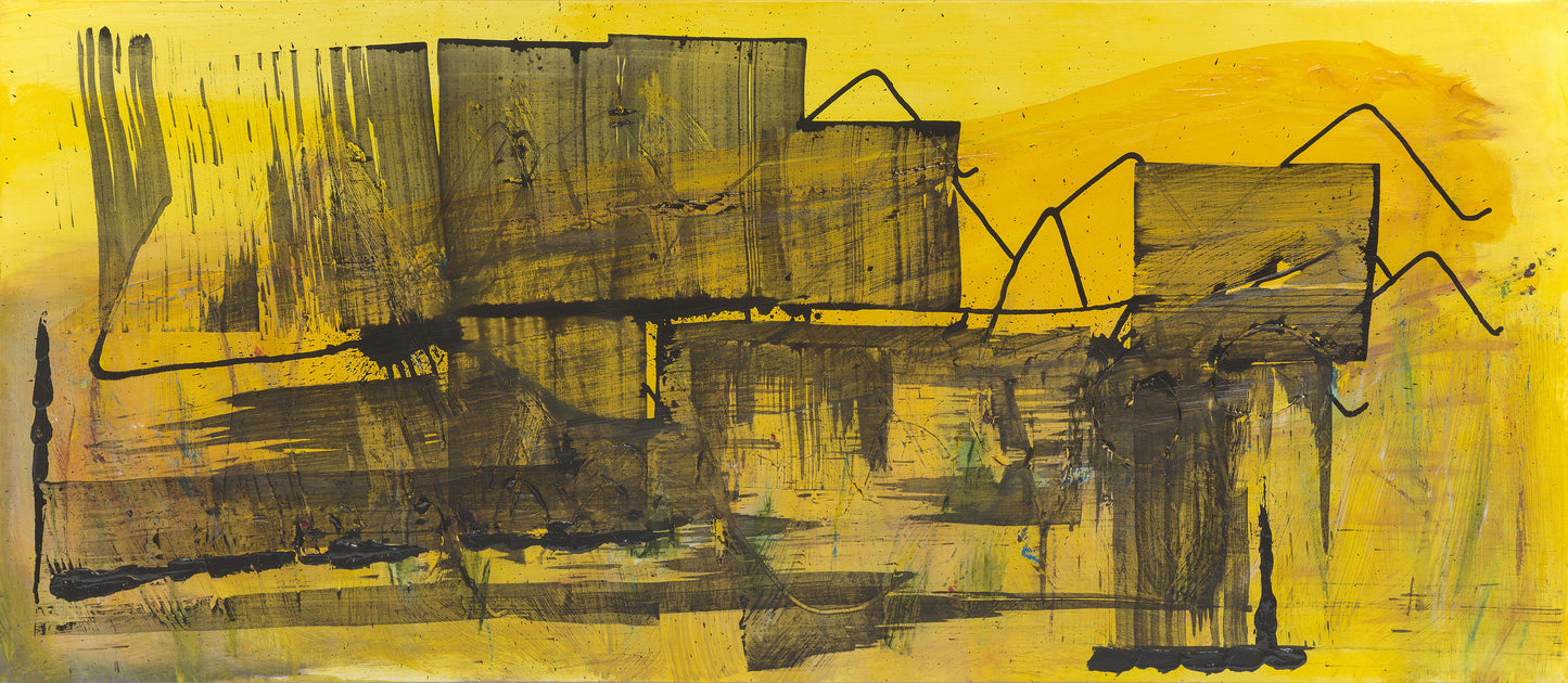 Tableau intitulé "Contamination" 4472x1951